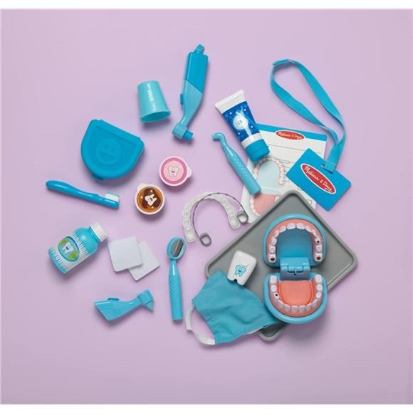 Super Smile Dentist Kit With Pretend Play Set of Teeth And Dental Accessories - Picture 6 of 6